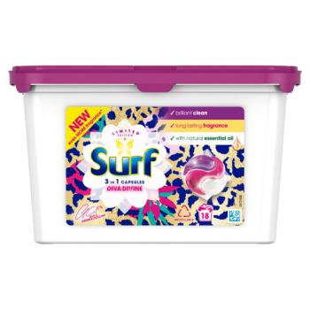 Surf Limited Edition Washing Capsules Diva Divine 3 in 1 Capsules 18 washes 