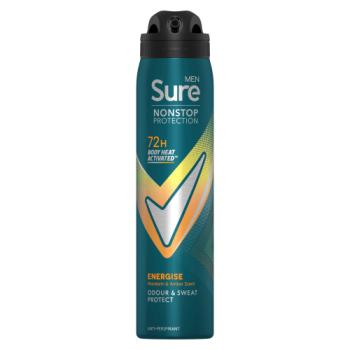 Sure Men Nonstop Protection Anti-Perspirant Aerosol Energise 250ml 