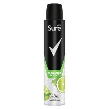 Sure Men Bergamot & Mint Anti-Perspirant Aerosol 200 ml