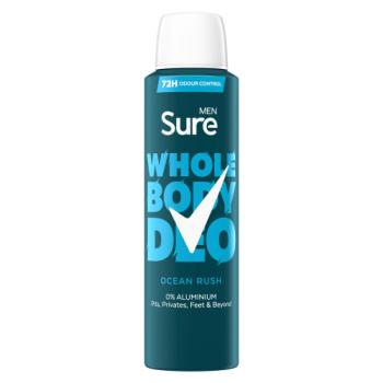 Sure Men  Whole Body Deodorant Ocean Rush 150ml 