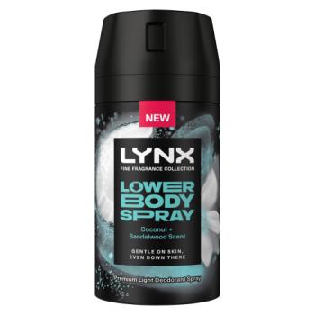 Lynx Fine Fragrance Collection Lower Body Spray Coconut + Sandalwood 100 ml 