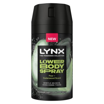 Lynx Fine Fragrance Collection Lower Body Spray Pear + Cedarwood 100 ml 