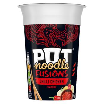 Pot Noodle Fusions Instant Snack Chilli Chicken 100g 