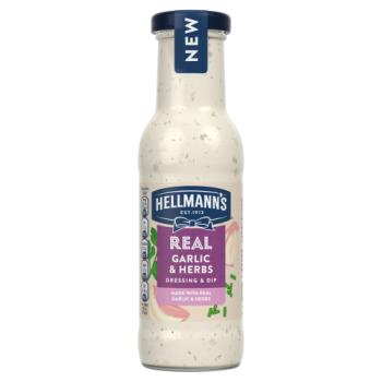Hellmann's  Salad Dressing & Dip Real Garlic & Herb 250ml 