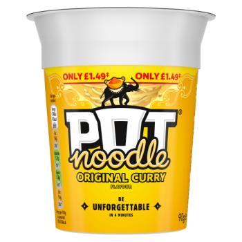 Pot Noodle Standard Pot Original Curry 90g 