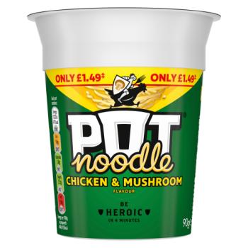 Pot Noodle  Standard Pot Chicken & Mushroom 90g 