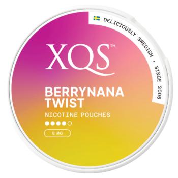 XQS 20 Berrynana Twist Nicotine Pouches 8mg
