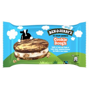 Ben & Jerry's Ice Cream Sandwich Cookie Dough Sandwich 120 ML