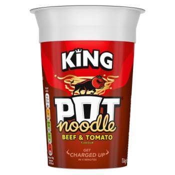 Pot Noodle  King Pot Noodle Beef & Tomato 114g 