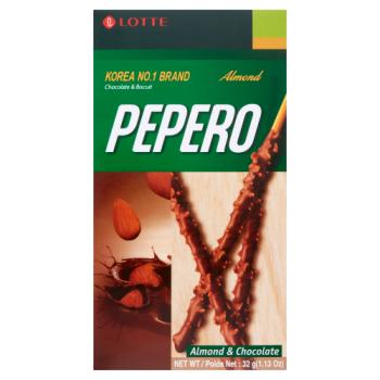 Lotte Pepero Chocolate & Biscuit Almond & Chocolate 32g