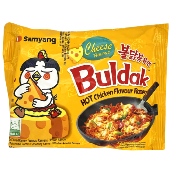 Samyang Buldak Hot Chicken Ramen Cheese Flavour 140g 