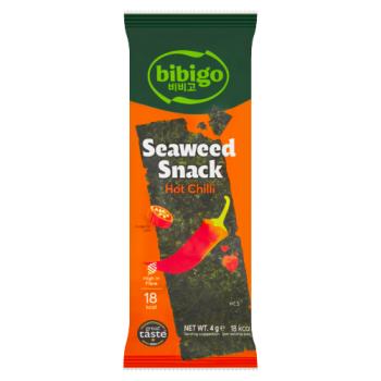 Bibigo Hot Chilli Seaweed Snack 4g
