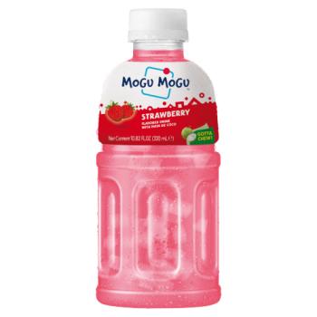 Mogu Mogu Strawberry Flavored Drink with Nata de Coco 320ml