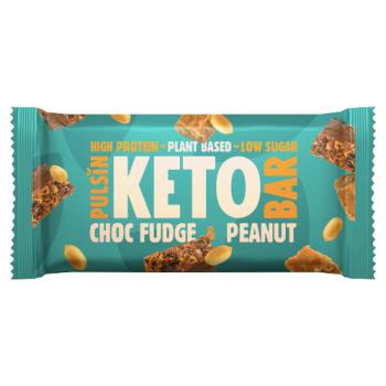 Pulsin Choc Fudge & Peanut Keto Bar 50g