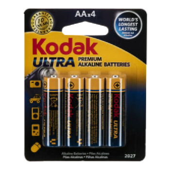 Kodak Ultra Premium AA Batteries 4pk 