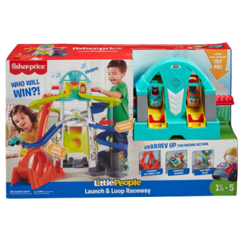 Fisher-Price Little People Launch & Loop Raceway Toy 