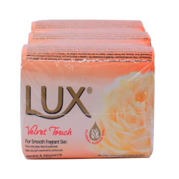 Lux Velvet Touch Soap Jasmine & Almond Oil 3pk 