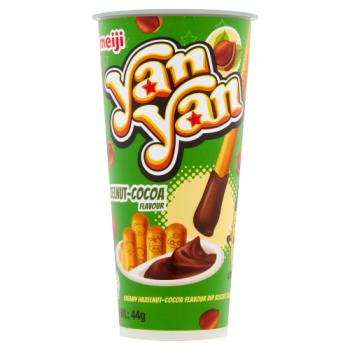 Yan Yan Creamy Hazelnut-Cocoa Flavour Biscuit Snack 44g