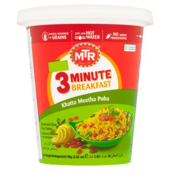 MTR Khatta Meetha Poha Sweet and Sour Rice Flakes 80g