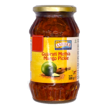 Ashoka Gujatrati Methia Mango Pickle 500g 
