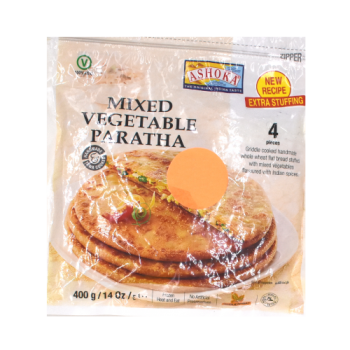 Ashoka Mixed Vegetable Paratha Vegetarian 4pk 400g 