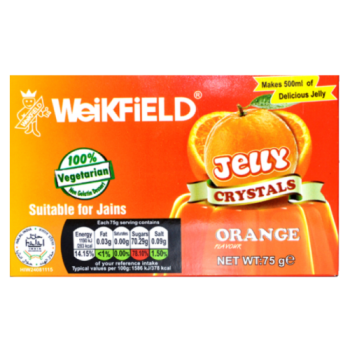 WeiKFiELD Jelly Crystals Orange Flavour 75g 