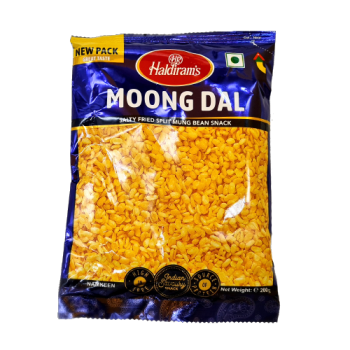 Haldiram's Moong Dal Salty Fried Split Mung Bean Snack 200g 