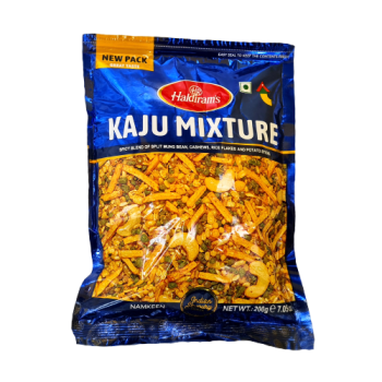 Haldiram's Kaju Mixture Blend of Mung Bean, Cashews, Rice Flakes & Potato Sticks 200g 