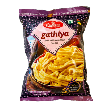 Haldiram's Gathiya Savoury Chickpeas Flour Noodles 200g 