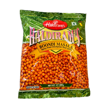 Haldiram's Boondi Masala Spicy Freid Chickpeas Flour Puffs 200g 