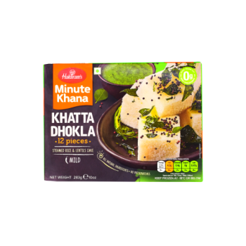 Haldiram's Khatta Dhokla Steamed Rice & Lentils Cake Mild 12s 283g 