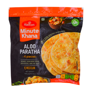 Haldiram's Minute Khana Aloo Paratha Medium 4s 400g 