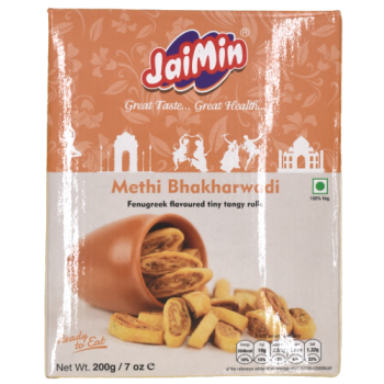 Jaimin Methi Bhakarwadi Fenugreek Flavoured 200g 