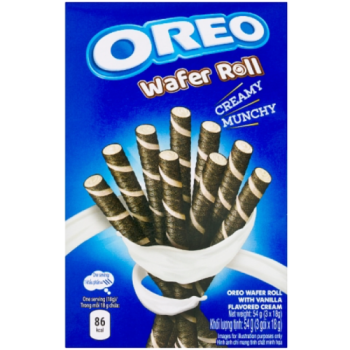 Oreo Wafer Roll with Vanilla Flavored Cream 3 x 18g (54g)
