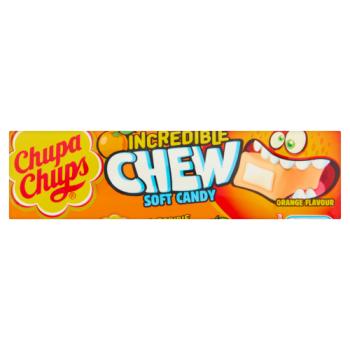 Chupa Chups Incredible Chew Soft Candy Orange Flavour 45g