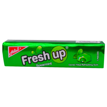 Hilal Fresh Up Spearmint Centre Filled Gum 7s 