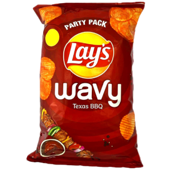 Lay's Wavy Texas BBQ Flavored Potato Chips 75g 