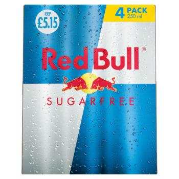Red Bull Sugarfree 4 x 250ml
