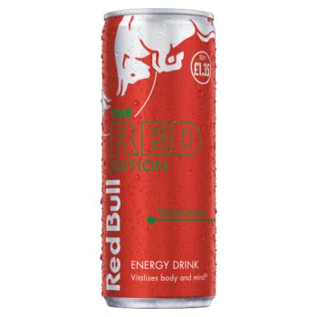 Red Bull W/melon £1.35   250ml