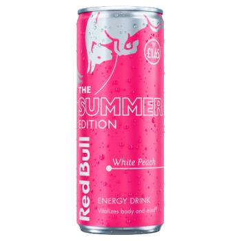 Red Bull The Summer Edition White Peach Energy Drink 250ml