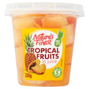 Nature's Finest Tropical Fruits in Juice 220g