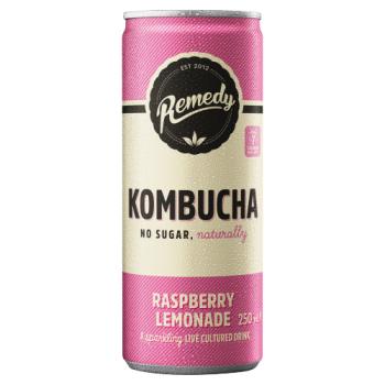Remedy Kombucha Raspberry Lemonade 250ml