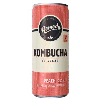 Remedy Kombucha Peach 250ml