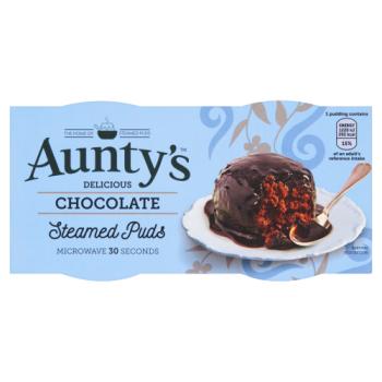 Aunty's Delicious Chocolate Steamed Puds 2 x 95g