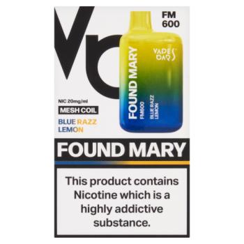 Found Mary Blue Razz Lemonade Dispo