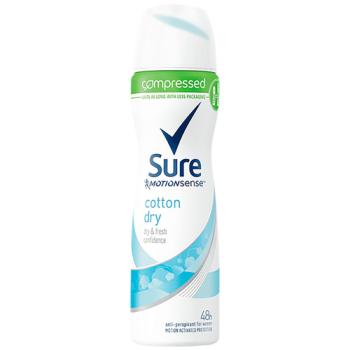 Sure Women Compressed Anti-perspirant Deodorant Cotton Dry 75ml 