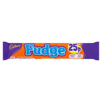 Cadbury Fudge 25p Chocolate Bar 25.5g