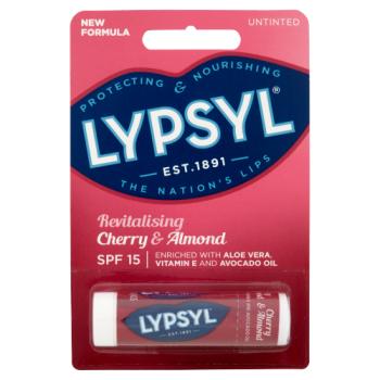 Lypsyl Revitalising Cherry & Almond Untinted SPF15