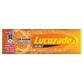 Lucozade Orange Enrgy Tablet