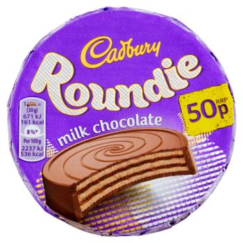 Cadbury Roundie Milk Pm50p